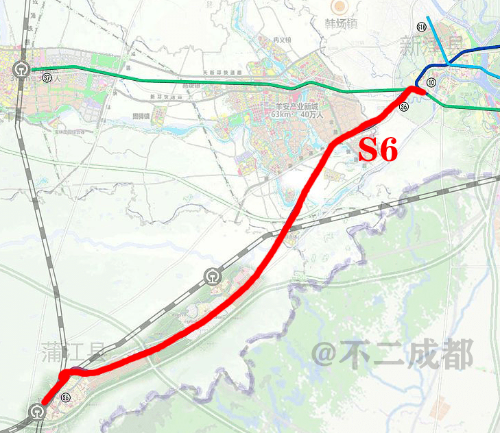 s7(天府新區-新津-邛崍市)成都市域鐵路s7線,連接成都天府新區和邛崍