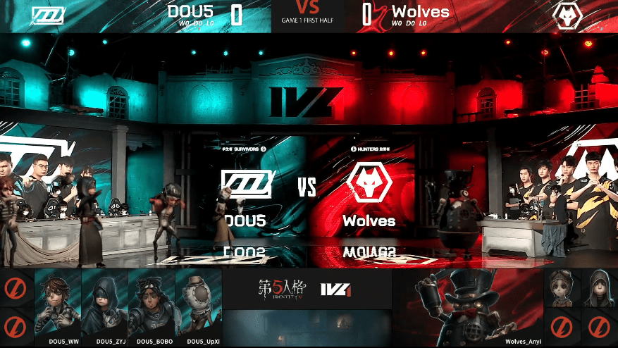 先知|第五人格2021IVL夏季赛常规赛DOU5 vsWolves第一局