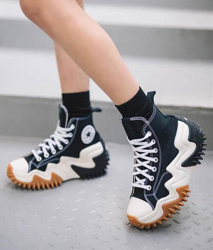 Motion|匡威拔得头筹,超厚增高鞋底俘获了无数小姐姐!