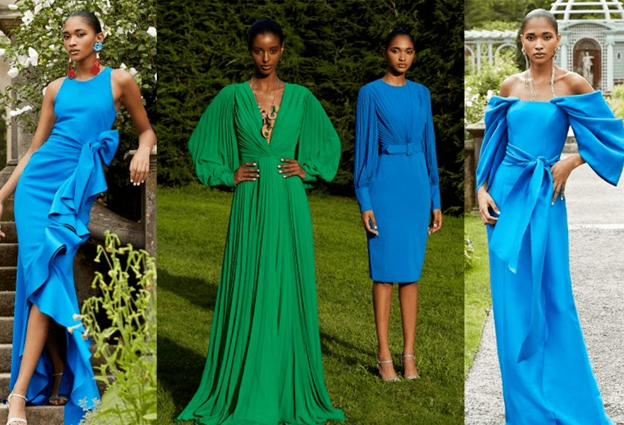 增加了|Badgley Mischka 2021春夏，荷叶边与夸张结合，日常非同一般