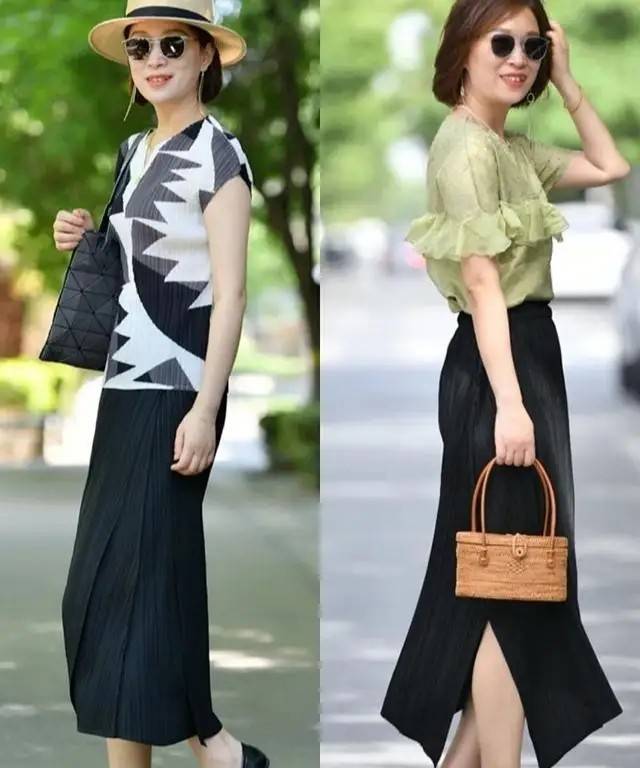 通身|“年过半百”怎么穿才高级？分享3个裙装选择技巧，简单且高级