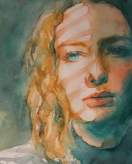 Jenny Barnes的水彩人物 水彩画