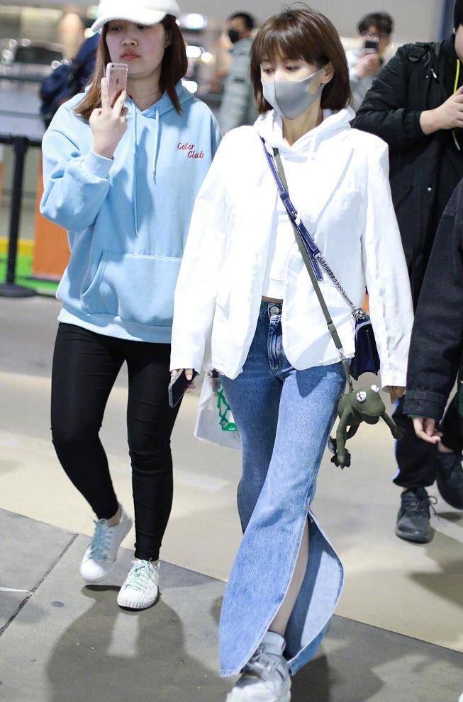 身材|160女生还不快学，王子文穿“沙漏裤”变腿精，真是要羡慕哭了