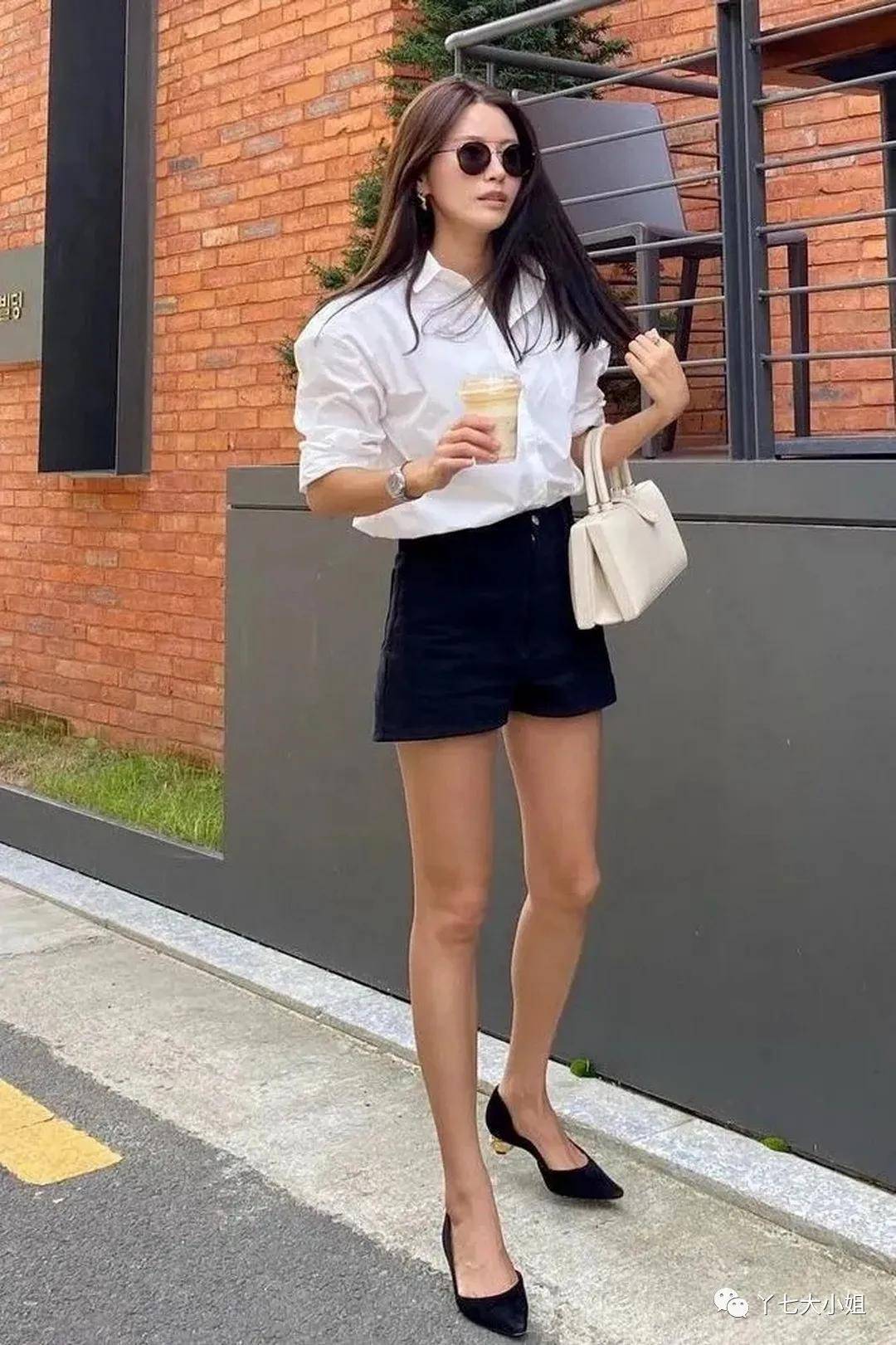 衬衣|衬衣+短裤＝夏季知性又帅气的时髦组合