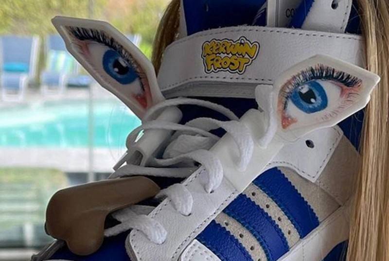 的设计|三叶草「龅牙鞋」实物曝光！网友：求求来点阳间的…