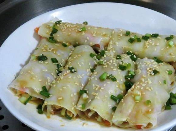 做法|早餐试试做下这个肠粉，做法简单，好吃不油腻，我隔三差五做！
