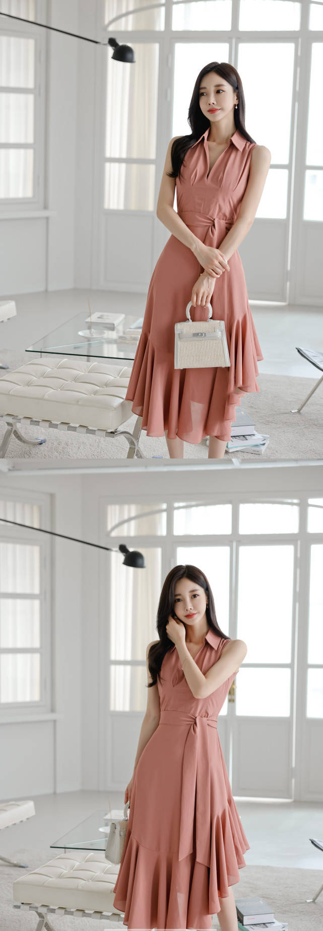 裙裙|非常少女粉嫩的颜色，勾勒出曼妙的身材也能够尽显优雅风情