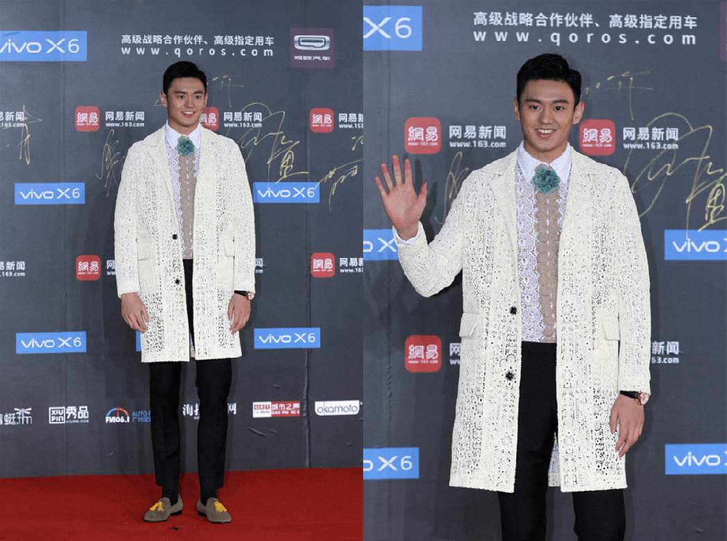 都能|93年的宁泽涛虽不是小鲜肉了,但颜值还在,一身穿搭看着真挺酷的