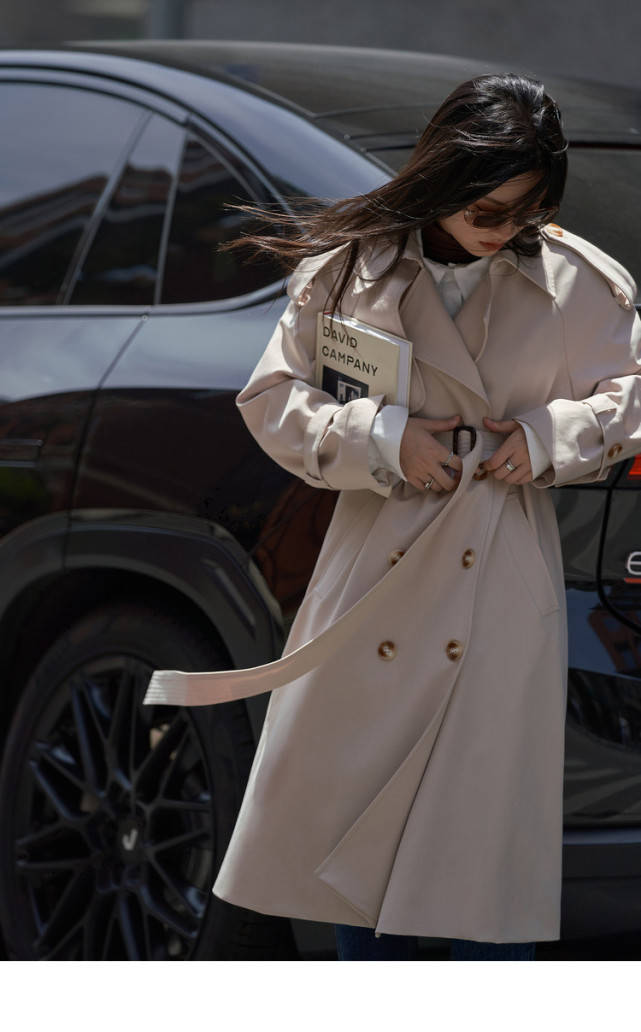 下半身|入秋最好的证明就是穿上风衣，时髦女孩必备