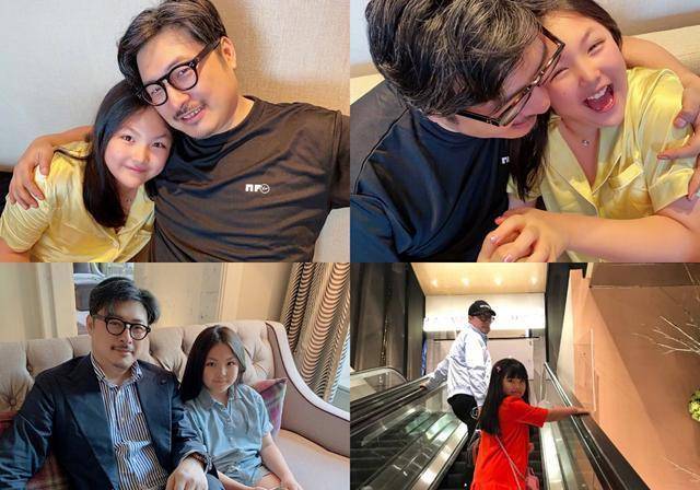 黑色|精神小伙也不精神了！44岁李湘仍似少女，王岳伦已头发花白显老态