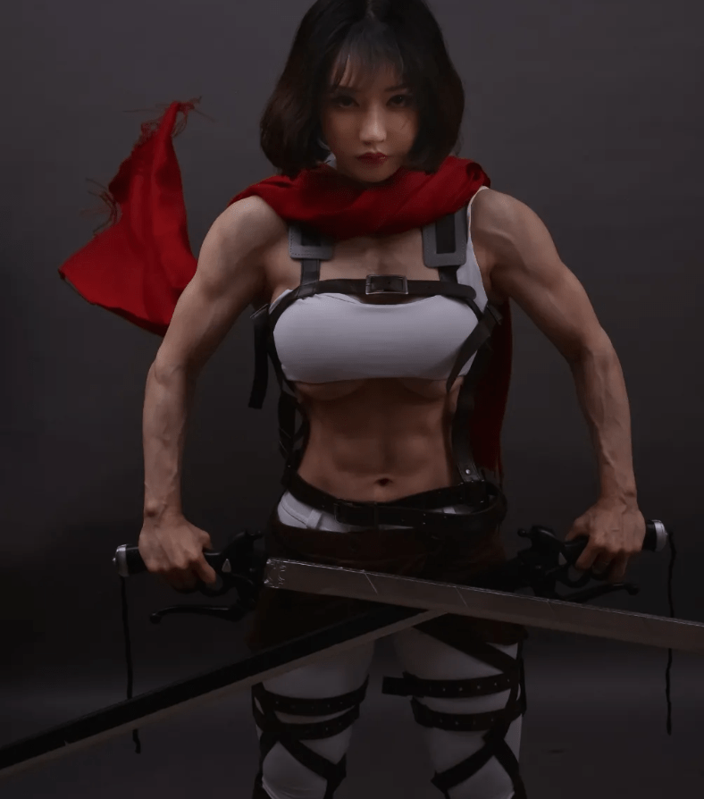 原创当女人练出肌肉还有男人什么事儿