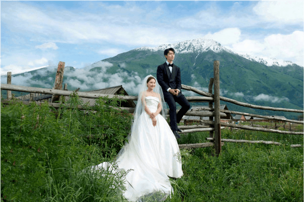 婚纱照|魏晨七夕秀恩爱真高调！晒婚纱照堪比王子与公主，圈外老婆颜值真高