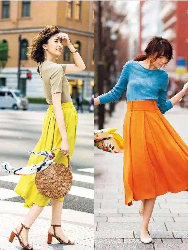 侧线|夏天是穿半身裙的季节，这些实用搭配技巧，穿出优雅与精致感