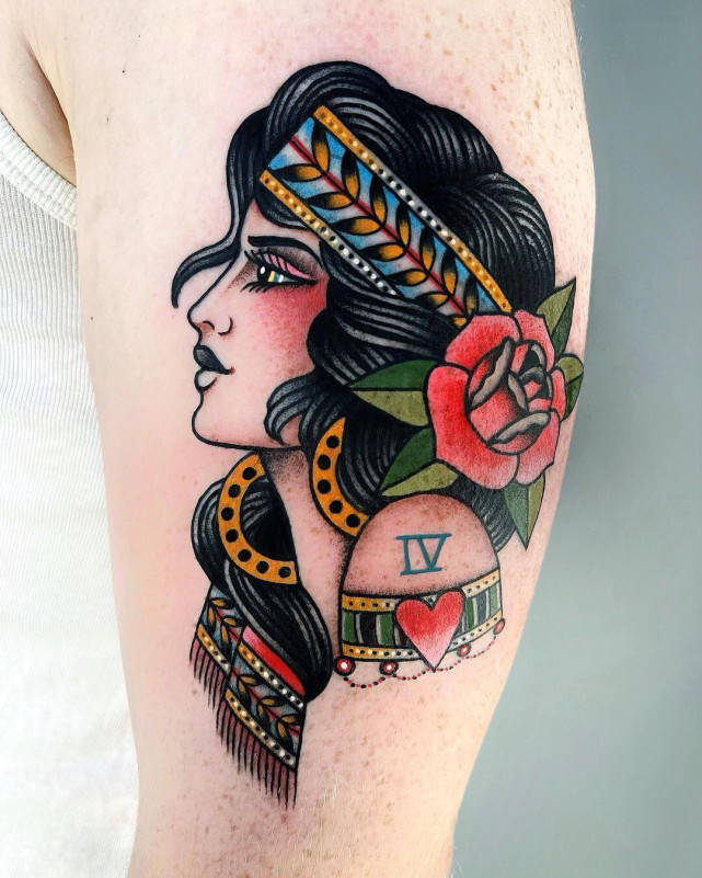 87张oldschool风格纹身图案欣赏