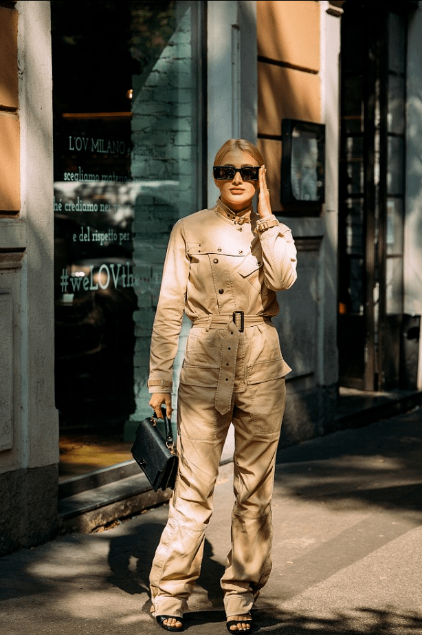 姐妹|女明星都在穿的时尚连体裤，精致时尚穿着舒适，是时候入手一件了