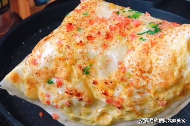 食欲|早上没时间做饭,学会这种鸡蛋饼,只需10分钟解决全家早餐