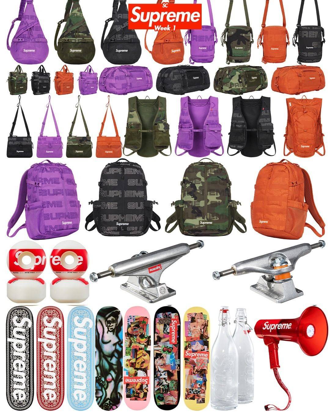 冠希亲|联名高达出必入！Supreme 2021 秋冬完整曝光！