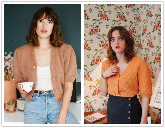 长度|初秋最美的look竟然是它！针织衫+半身裙优雅大方，女人味无可抵挡