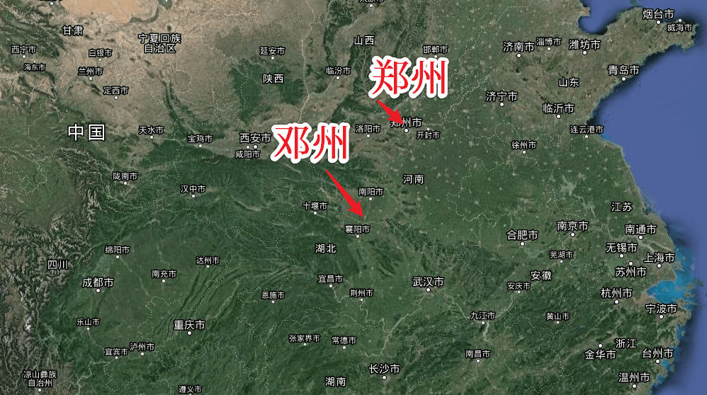 邓州地理位置图片