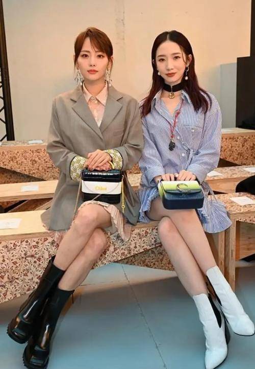 面料|婚后的张嘉倪越来越嫩了，与小11岁的孟美岐同框，仍少女感十足