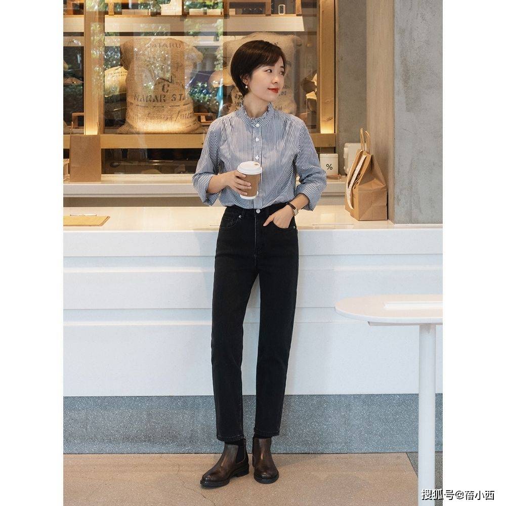 显高|试过了那么多的裤子，还是觉得高腰款式最百搭，显高显瘦还时髦！