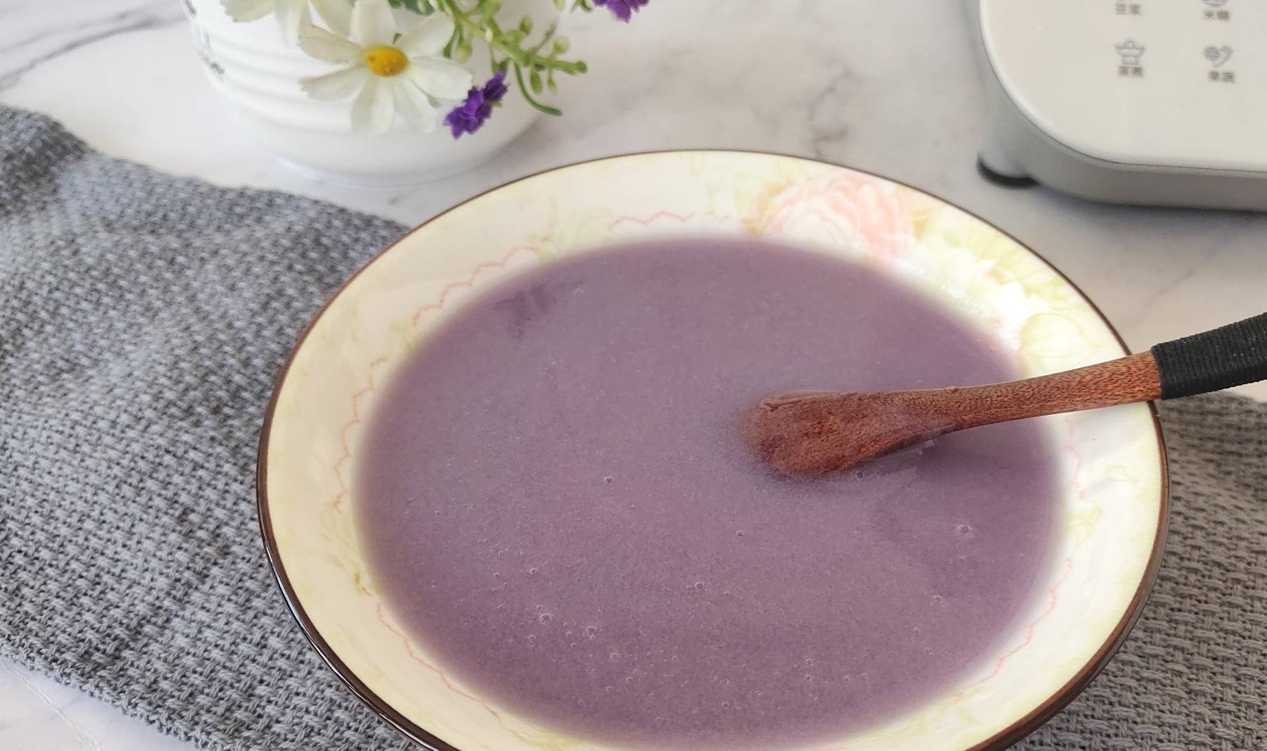 因为|秋天,聪明女人早餐都喝它,香甜细腻,富含花青素,胜过牛奶豆浆