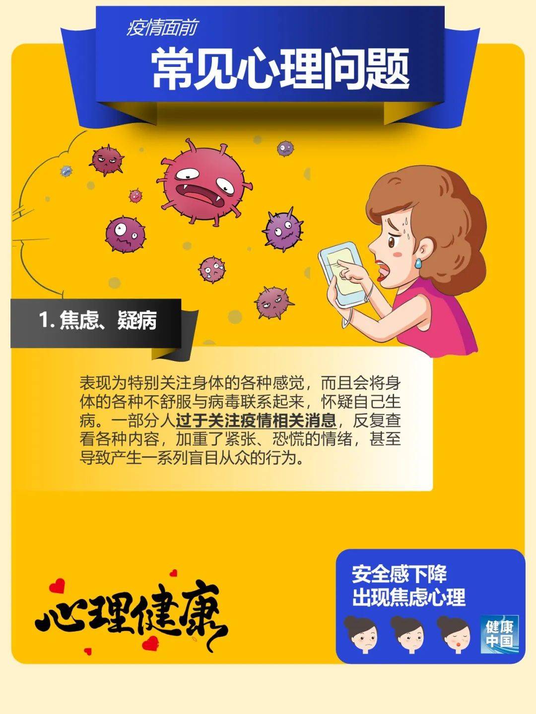 防控|疫情防控总关“心”！这些常见心理问题，对照可自查！