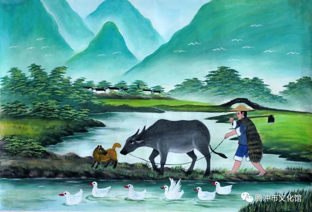 乡村振兴路上腾冲农民画大放异彩