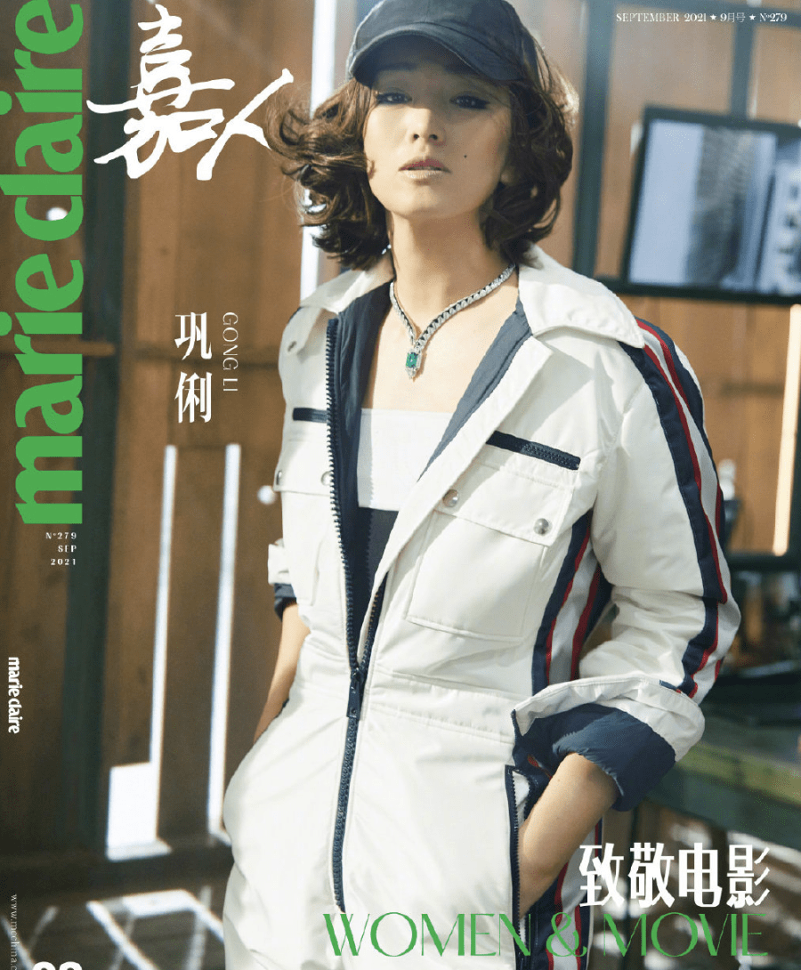 口红|巩俐最新杂志封面曝光，拍大片致敬电影，女王气场全开