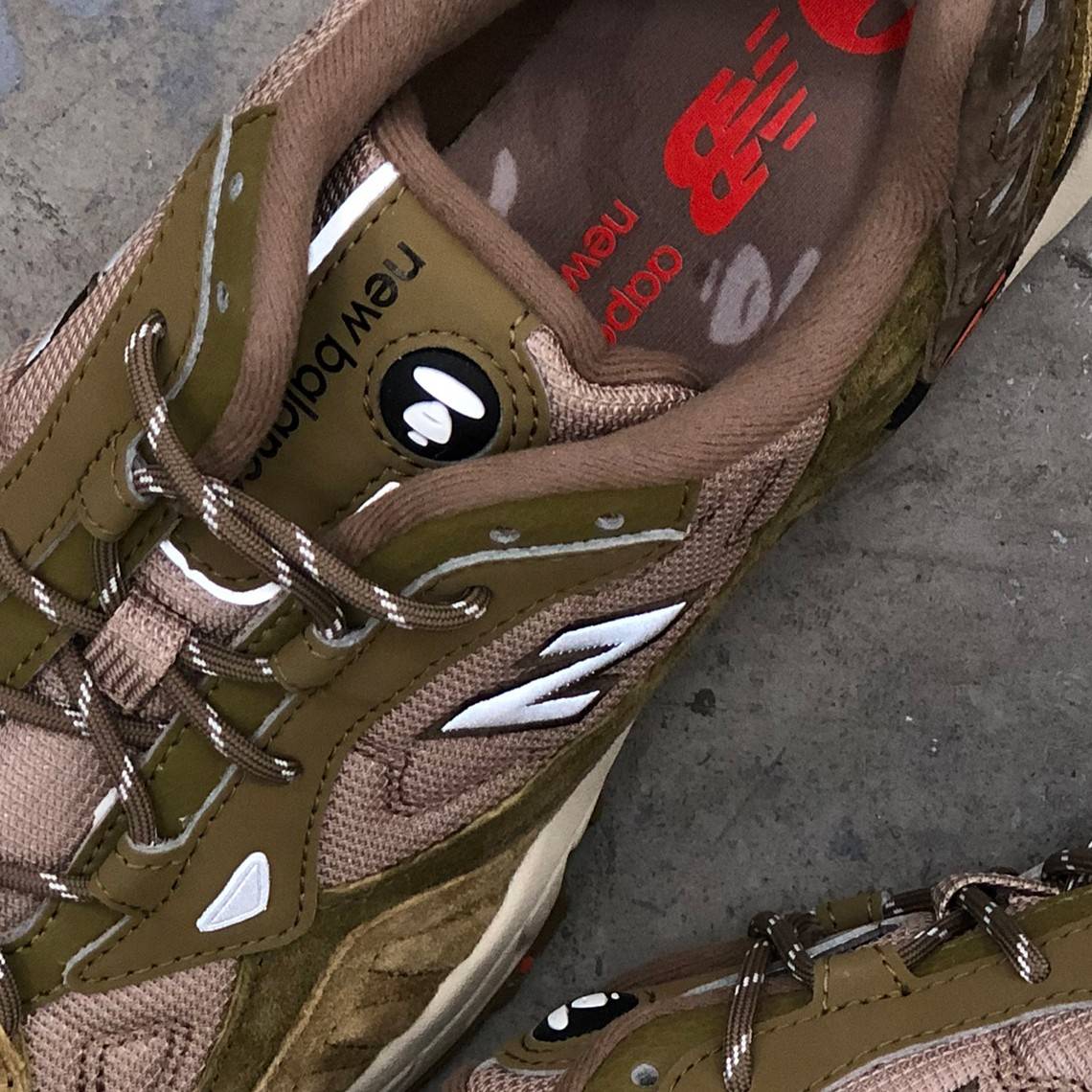 尼龙|硬朗军事风！AAPE x New Balance 实物首次曝光！
