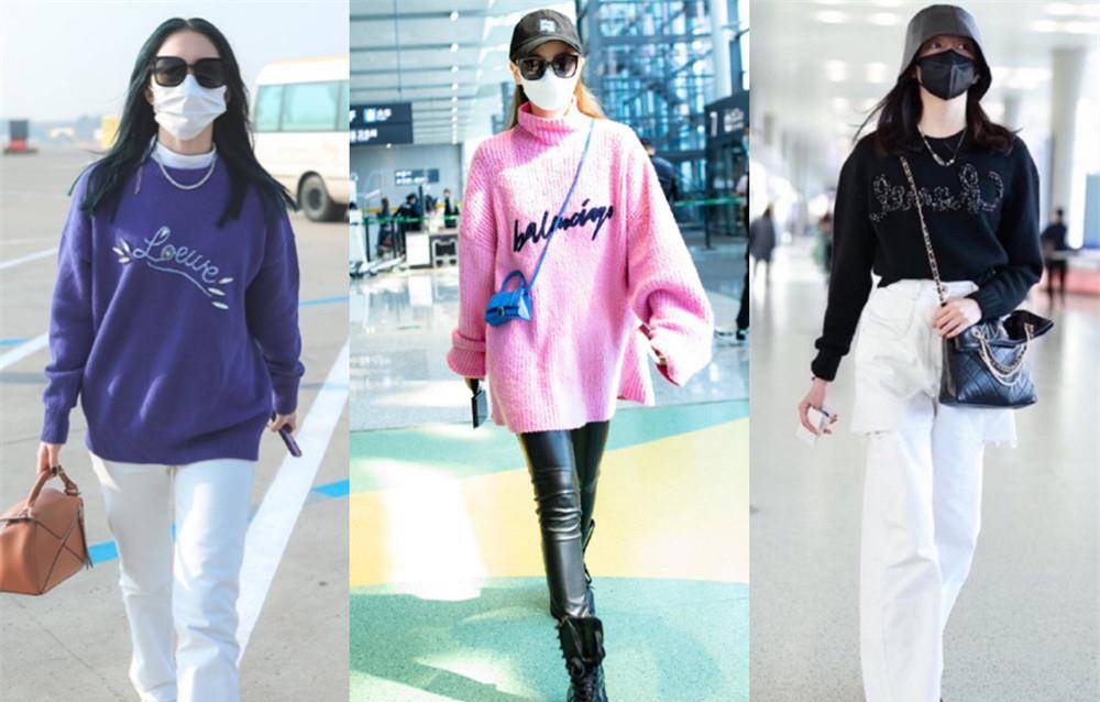 个性|央视五朵金花聚会,李梓萌穿V领毛衣大放异彩,红唇卷发抢尽风头