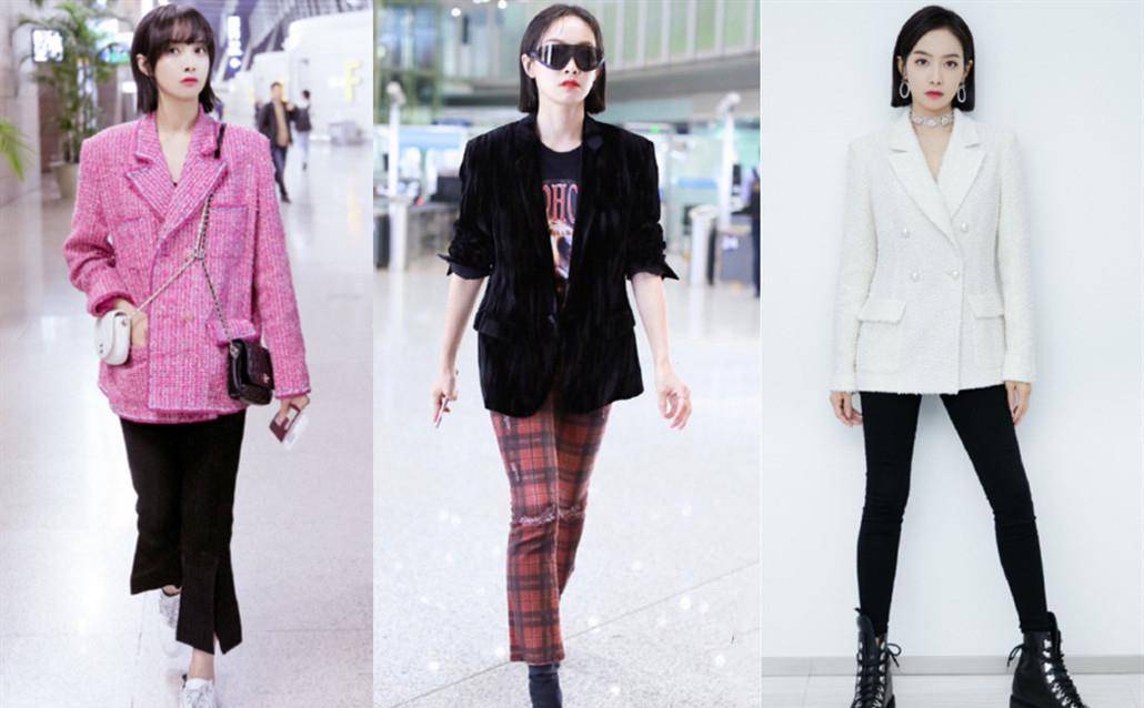 身材|32岁宋茜终于穿抹胸背心走机场，200块尽显完美感，女团C位不简单