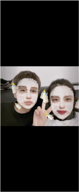 金杨|双金杨倩回国后太潇洒！扎丸子头甜美减龄，奶瓶特效下可爱到膨胀？