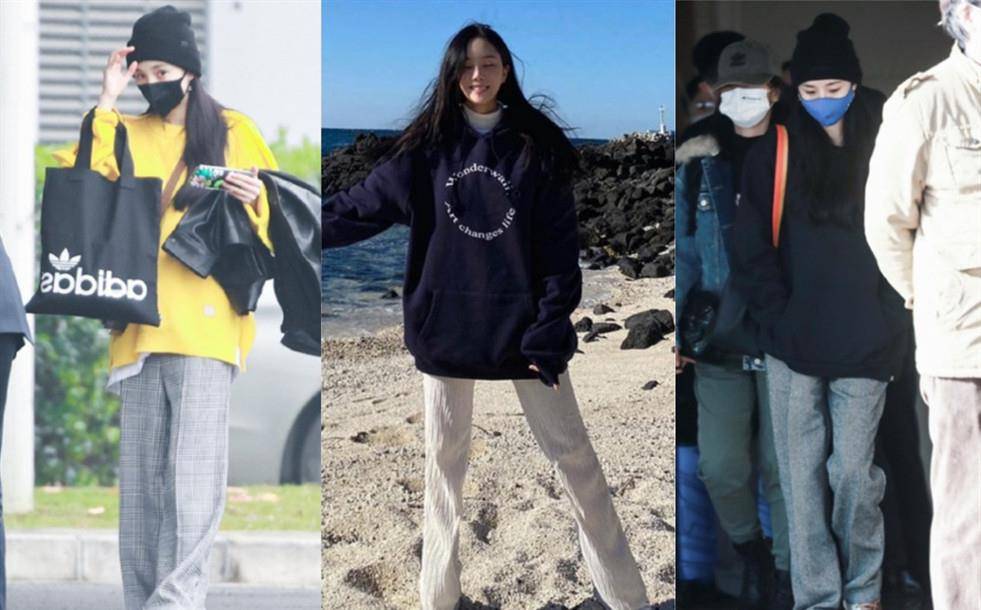 卫衣|高圆圆美上央视真拼，童装卫衣配短裙，室外真人挑战20秒冰水洗手