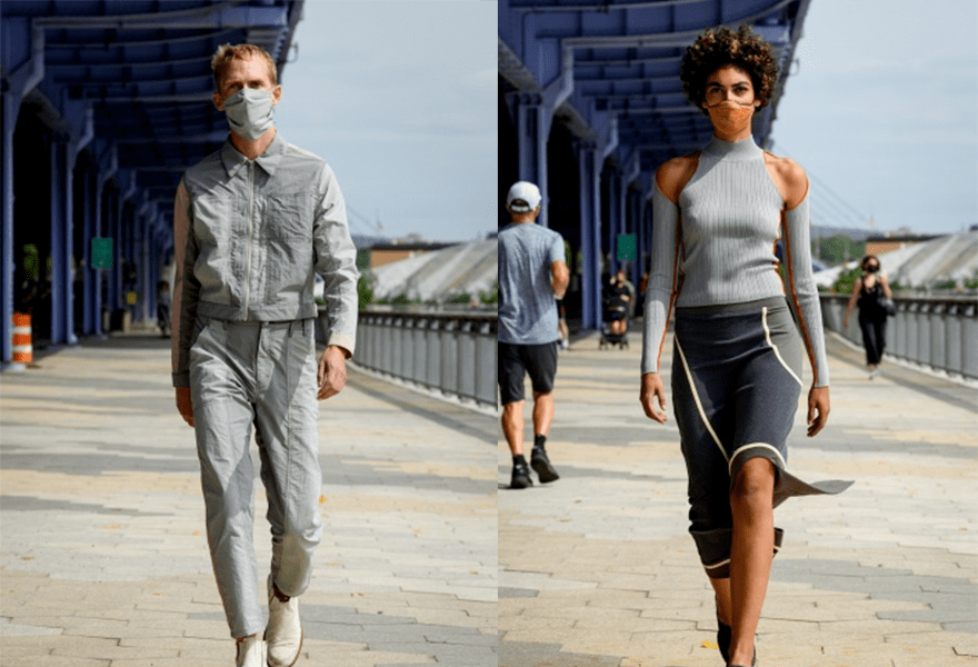 图案|Eckhaus Latta 2021春夏，尽管身材不完美，但是却不影响美得时尚