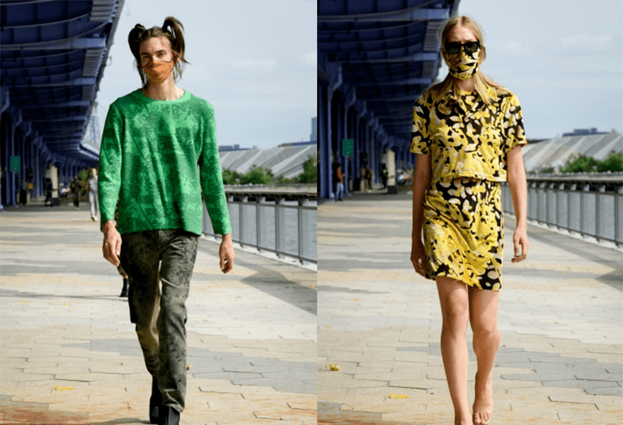 图案|Eckhaus Latta 2021春夏，尽管身材不完美，但是却不影响美得时尚