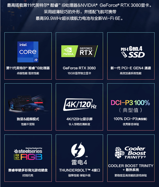 电竞|微星绝影 GS76 轻薄游戏本评测：把 i9+3080 塞进极致便携机身