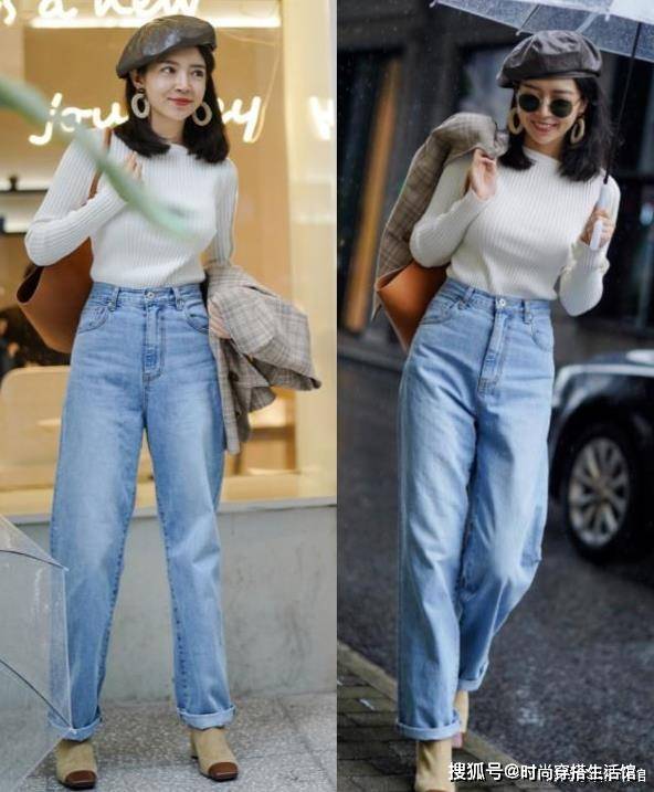 显得|立秋后天气说冷就冷,尽量少穿T恤配短裤吧!学学三木这样穿