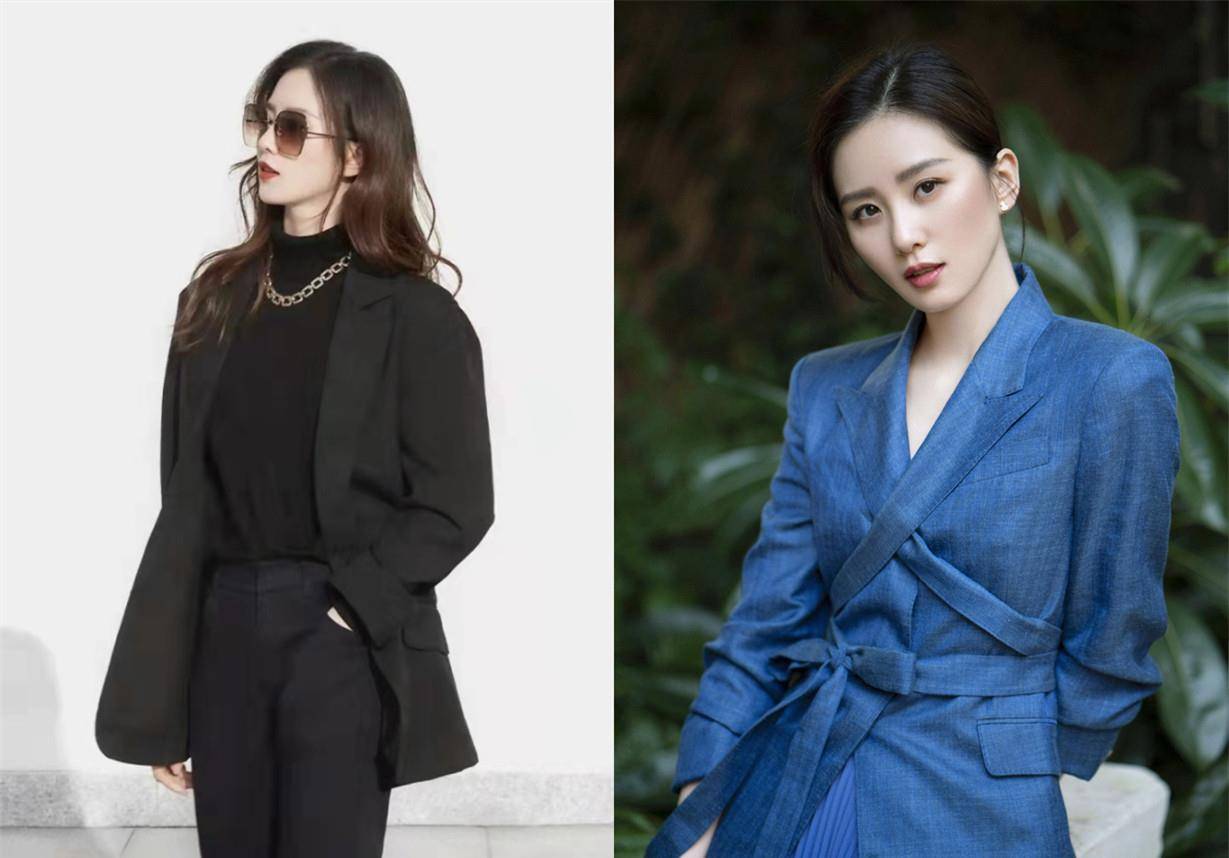 整体|被身材耽误的仙女？没想到，蒋欣和刘诗诗可以共用一个穿搭思路
