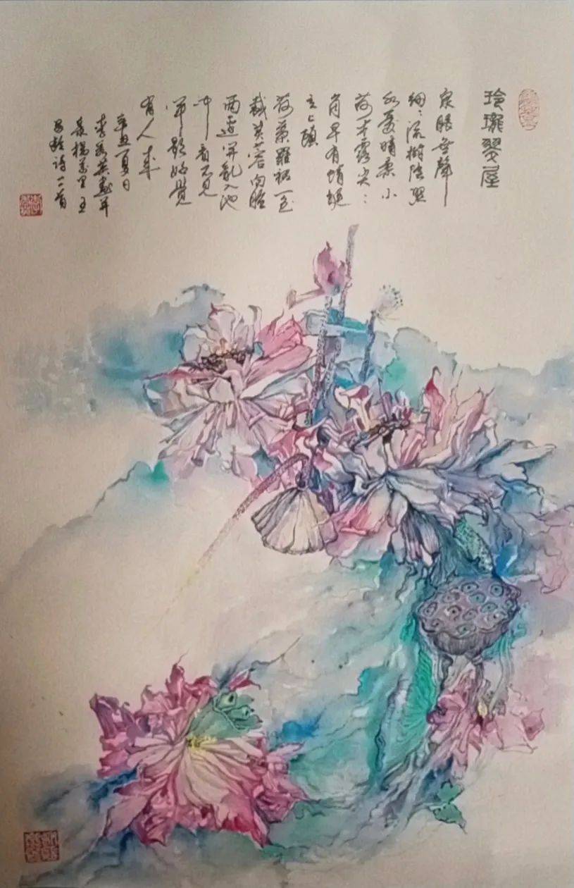 曹顺华|《水佩风裳-优画网驻站艺术家“荷花”主题作品大赏》线上展（一）