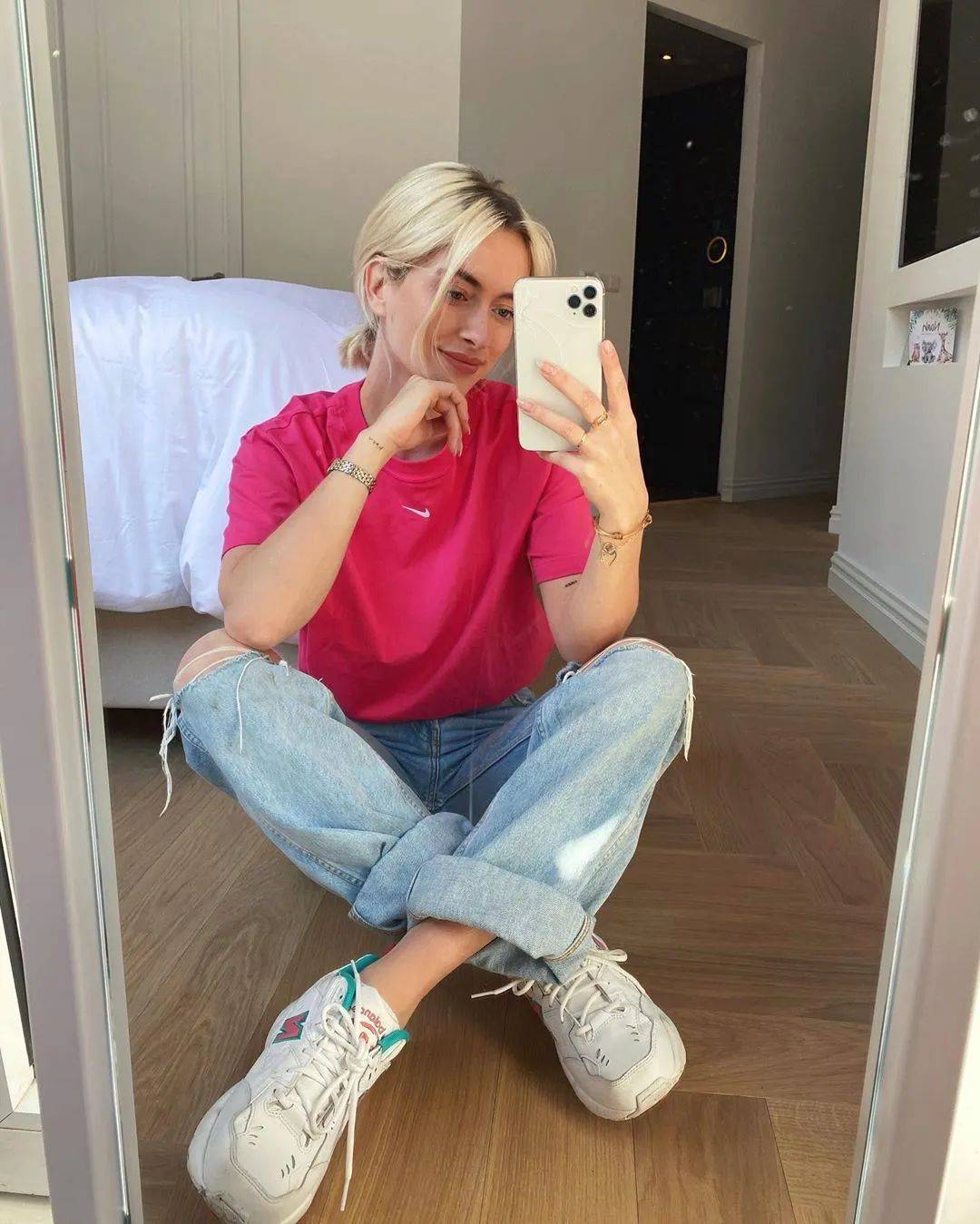 黑色|T恤+阔腿裤,早秋最显瘦搭配!