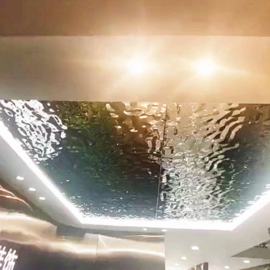 您愿意舍弃铝扣板和石膏板吊顶,选用更高级又时尚的水波纹吊顶吗