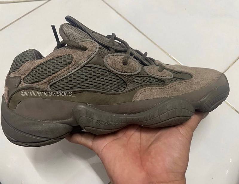 Boost|秋冬绝配的大地色又来了！全新 Yeezy 500 实物曝光！
