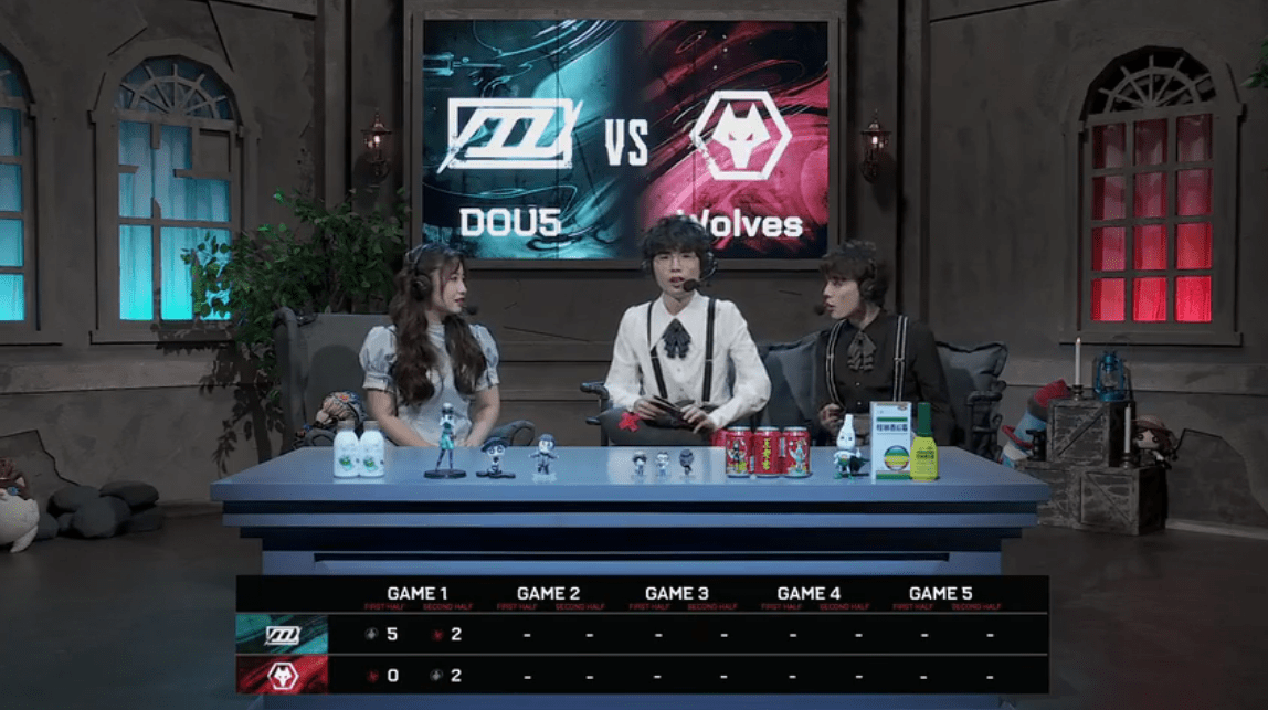 前锋|第五人格2021IVL夏季赛总决赛 DOU5 vs Wolves 第一局