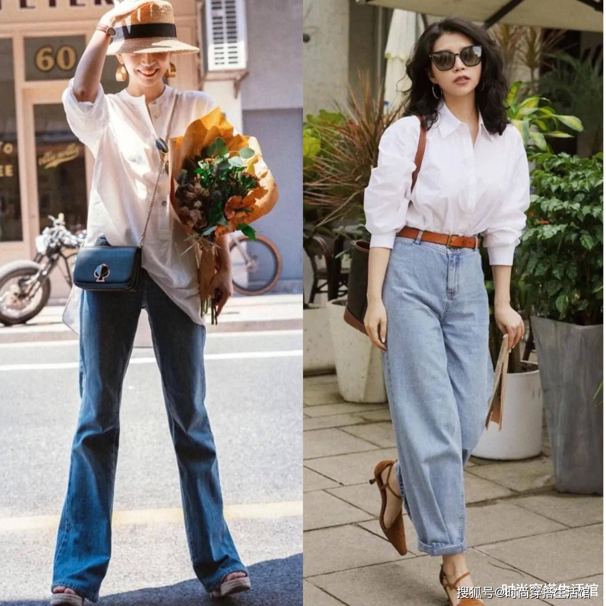 模板|裤子穿搭拒绝模板化，40、50岁女人秋天这样穿，遮肉显瘦还百搭