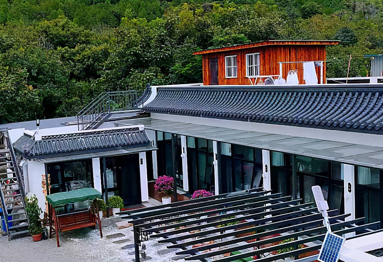 天津蓟县黄崖关长城山乐居民宿长城脚下拍照风景独一无二