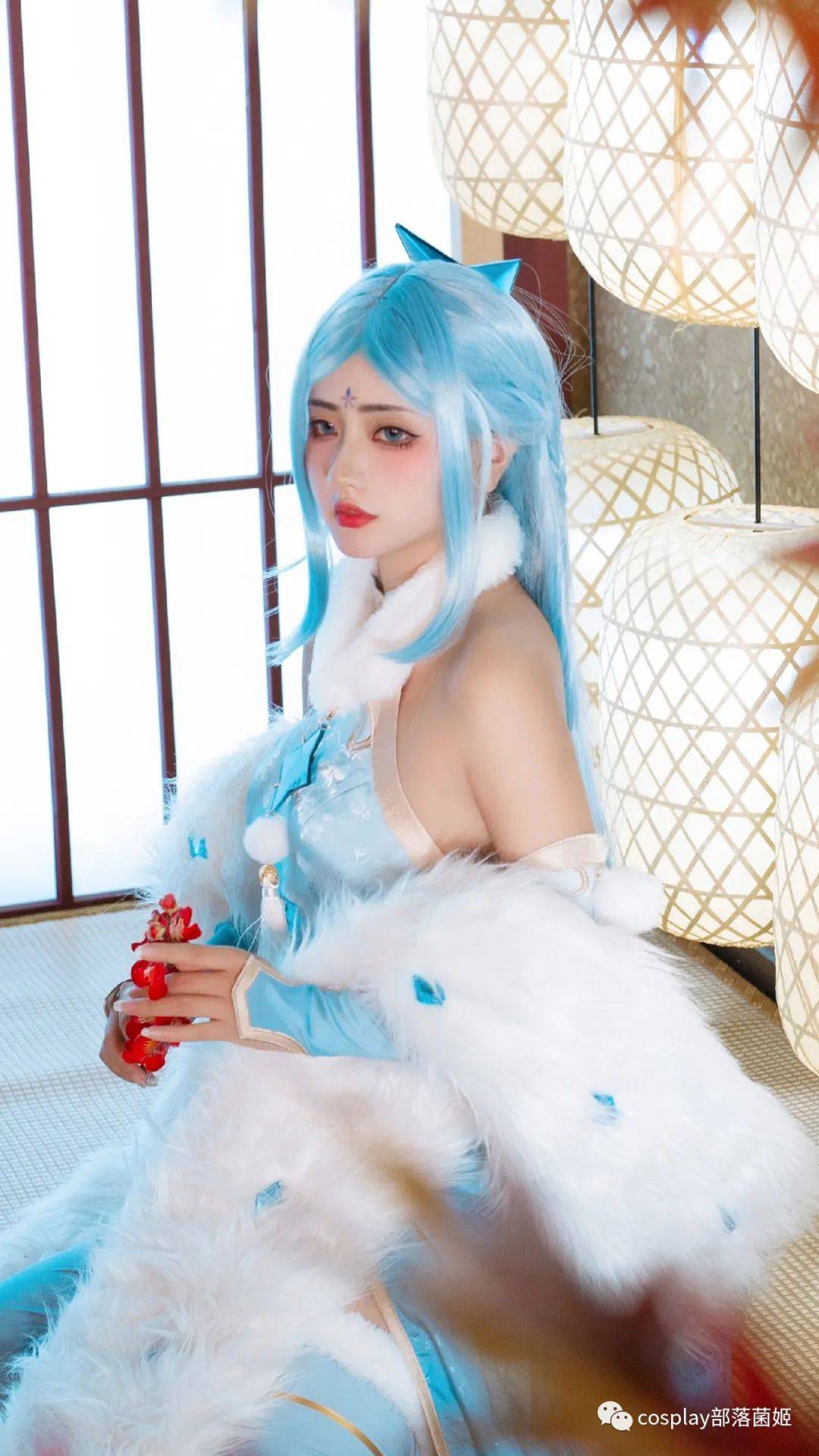 cos：王者荣耀王昭君同人旗袍cos正片@疏影浅兮