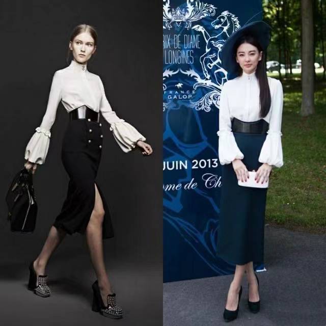 审美观|张雨绮身材好就任性，直接照搬超模衣服往身上套，气场却不输半分