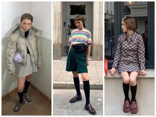 袜子|乐福鞋有新搭法啦！快来时髦告别老寒腿