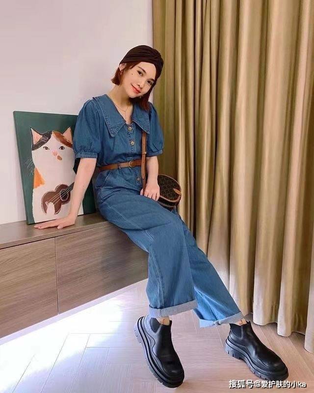 身材|杨丞琳快40岁依然很少女,穿牛仔连体裤造型基础,却太显年轻了